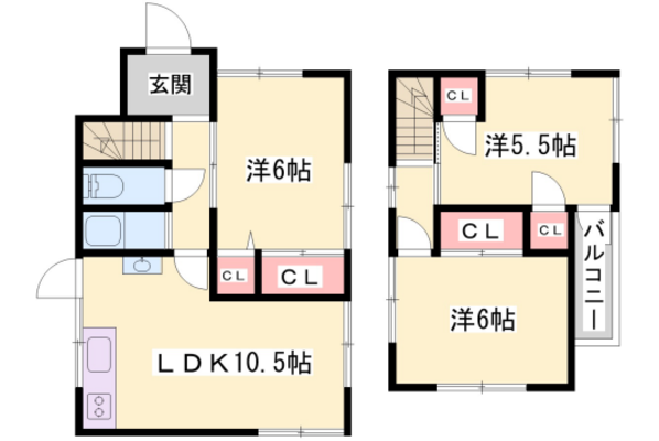 アルエ飾西の物件間取画像